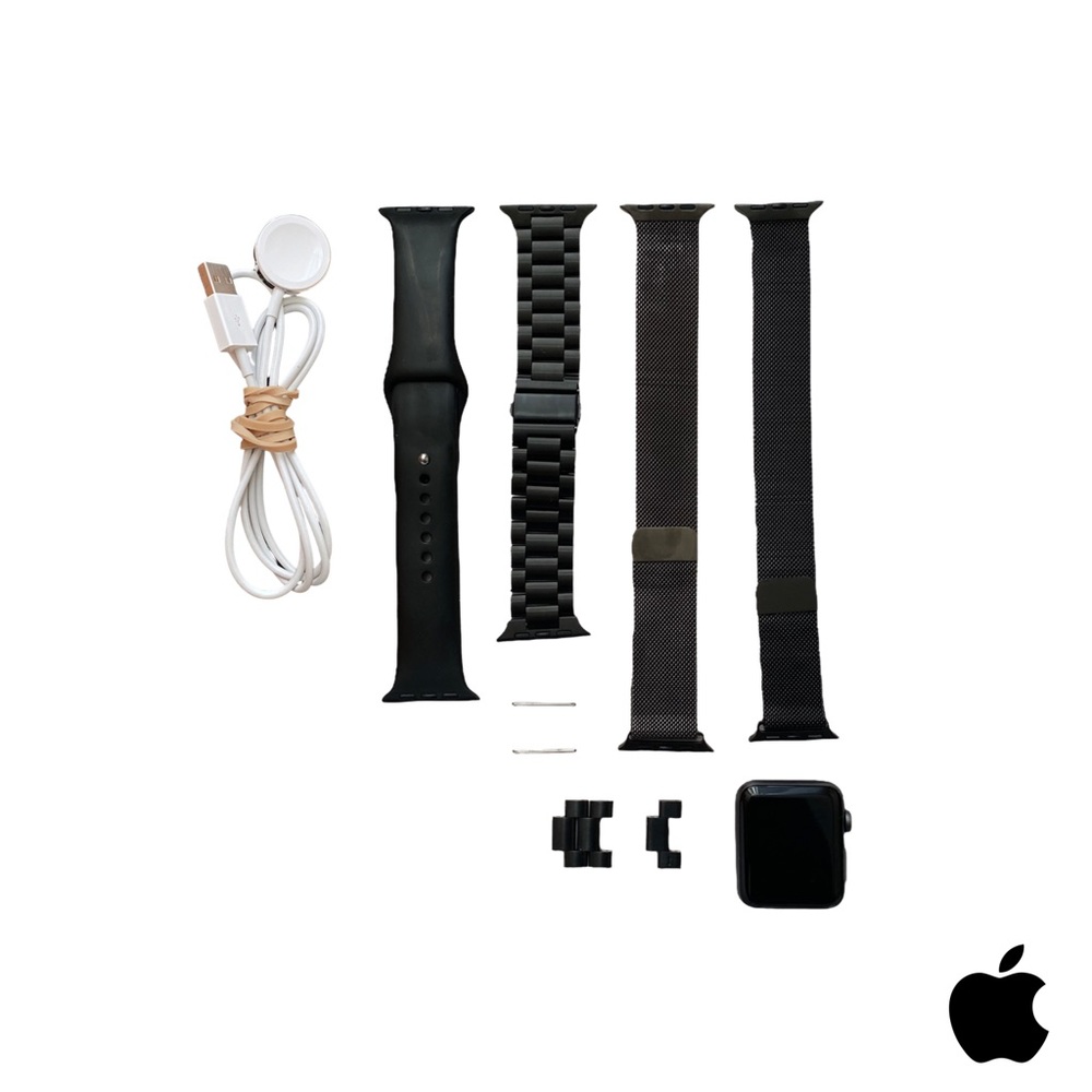 apple watch series 3 bundle gps & cellular 42mm icloud unlocked